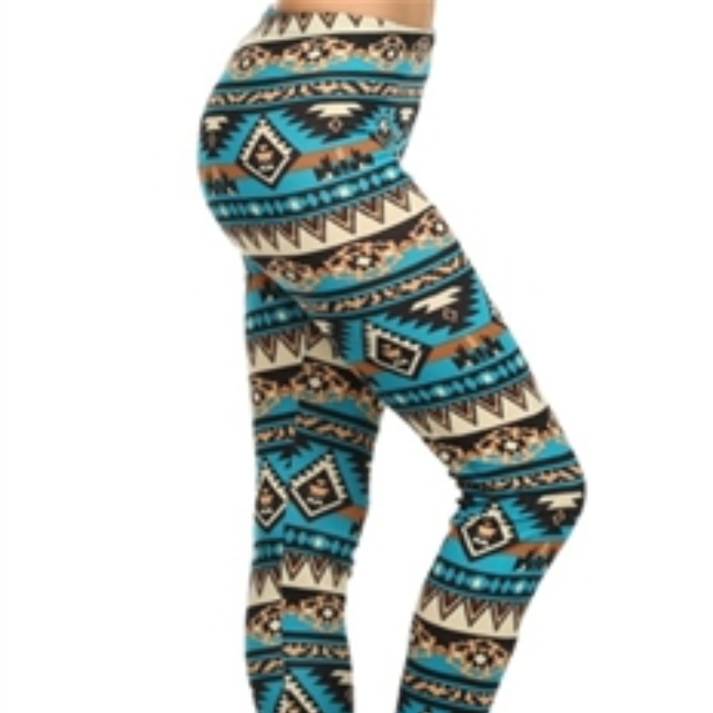 Tribal print legging
